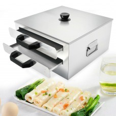 2-Layer Stainless Steel Rice Noodle Roll Vermicelli Steam Machine